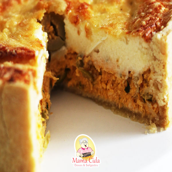 Torta Quiche De Frango Cremosa Gramas